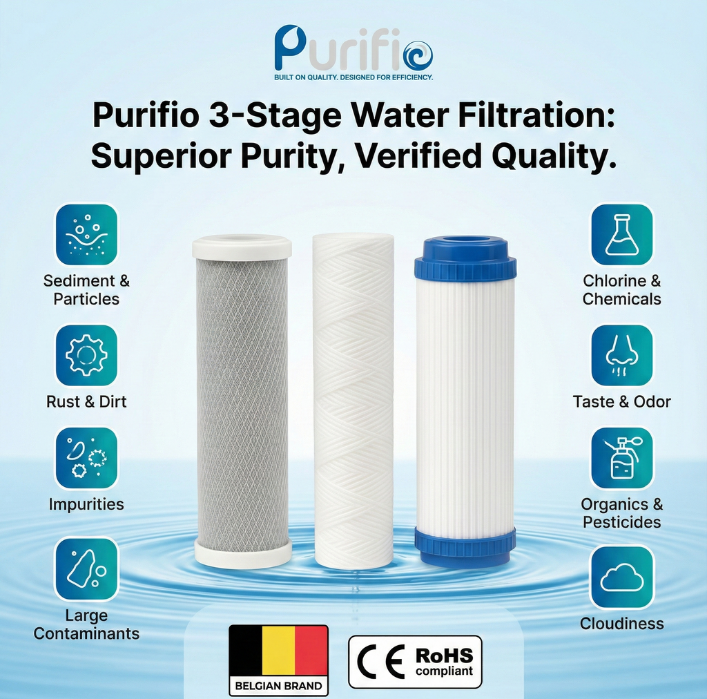 Purifio water filtrations cartridges filters