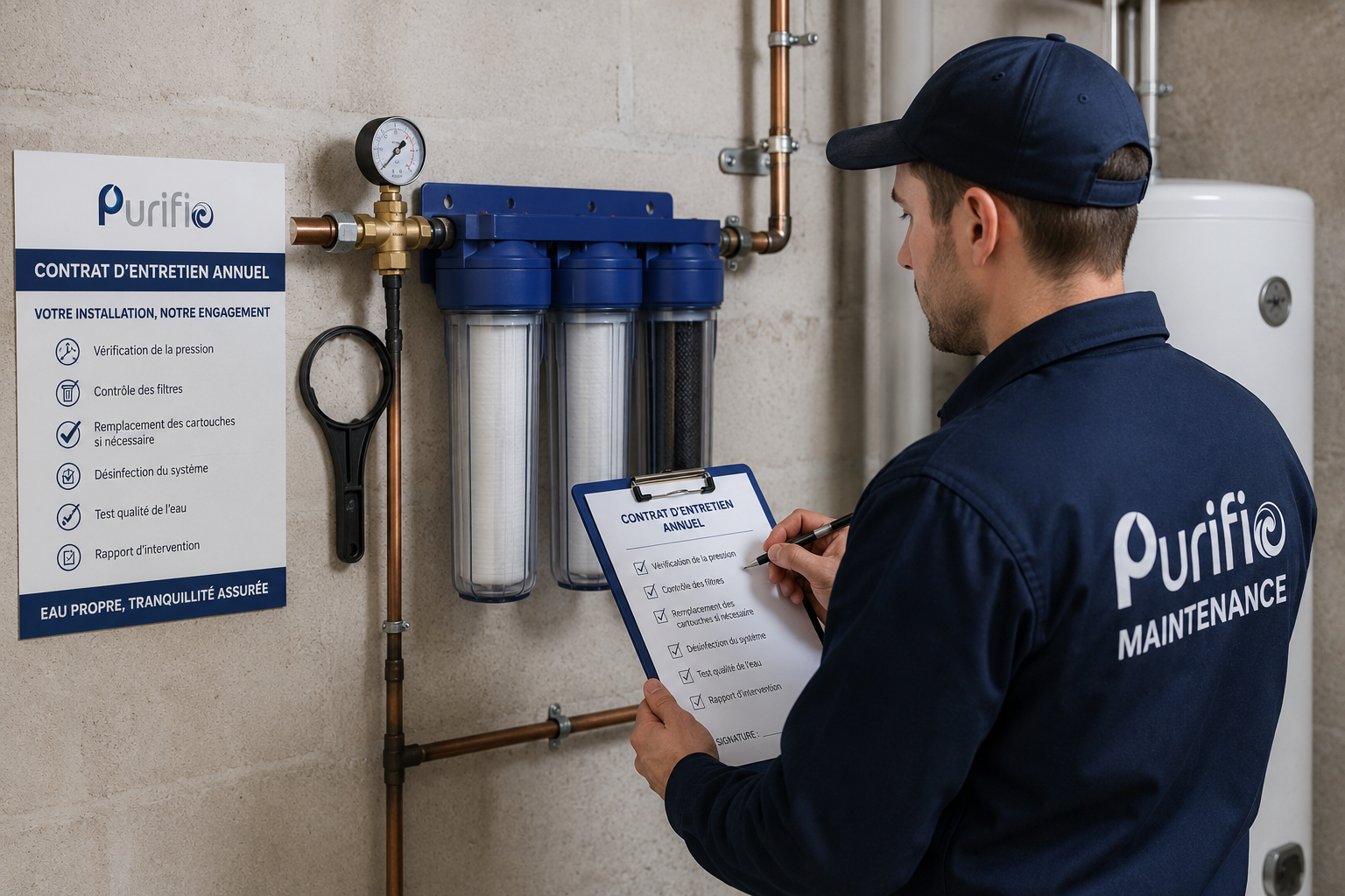 Annual maintenance contract Purifio