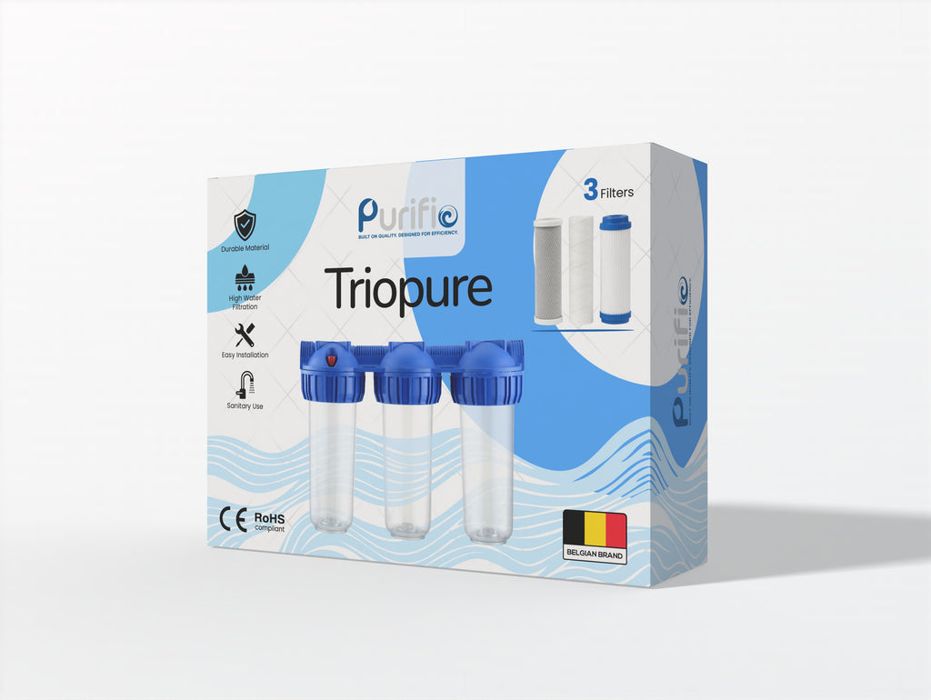 Purifio TrioPure – 3/4 Three-Stage Home Water Filtration System