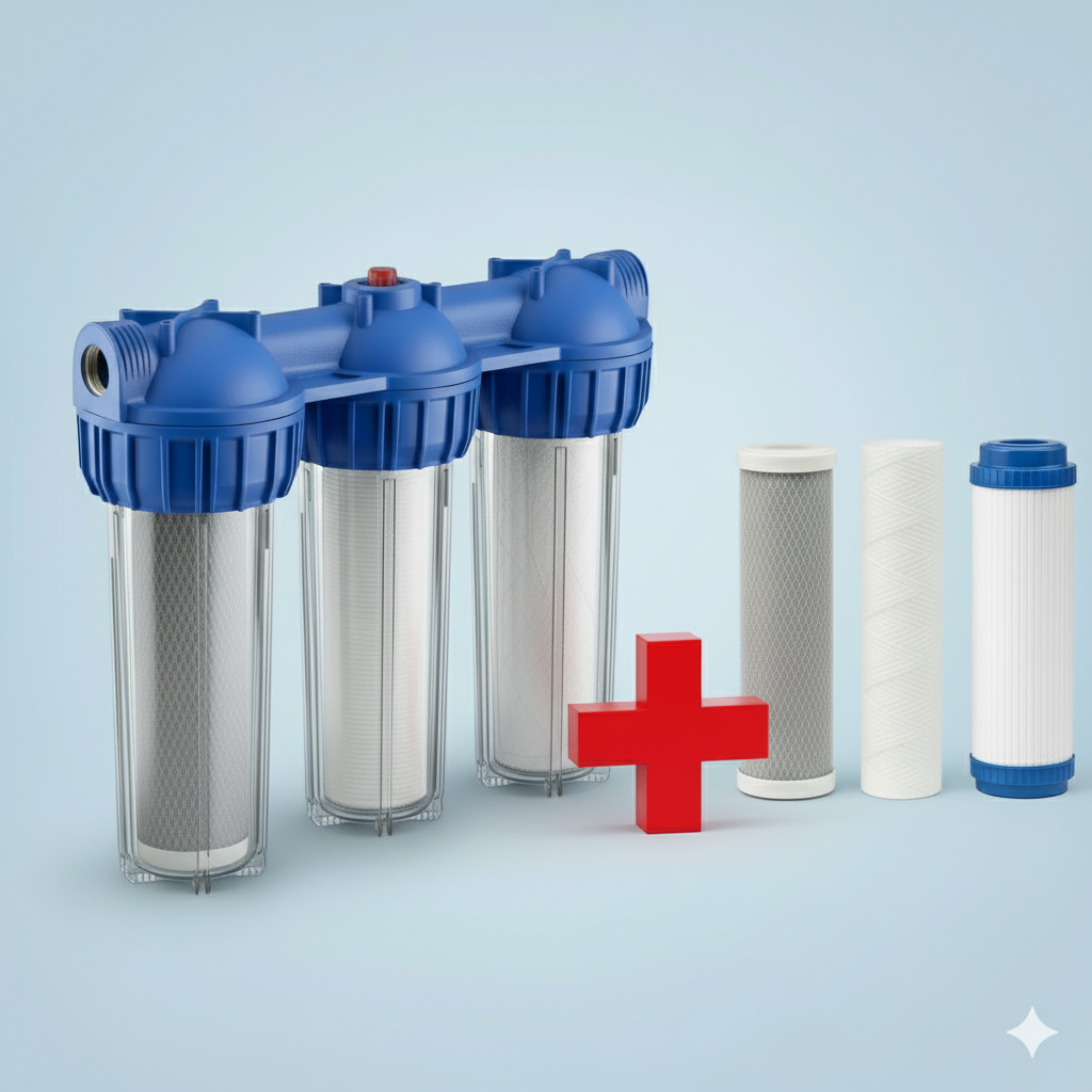 Triopure + Replacement Cartridges (Set of 3)